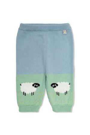 light-blue cotton trousers STELLA McCARTNEY KIDS | TV6600Z2423999